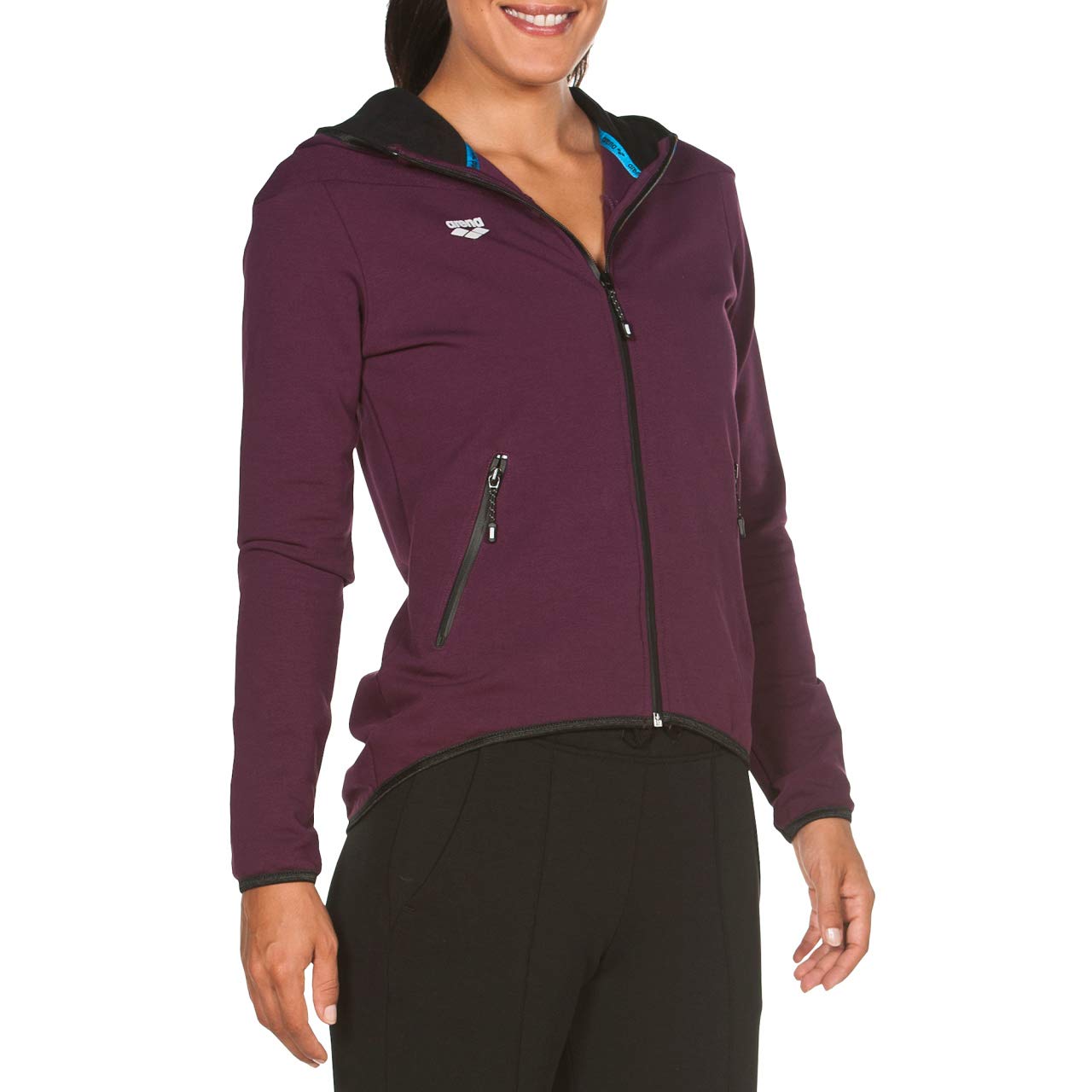 arena-w-gym-hooded-f-z-jacket-giacca-con-cappuccio-donna-2 image 3