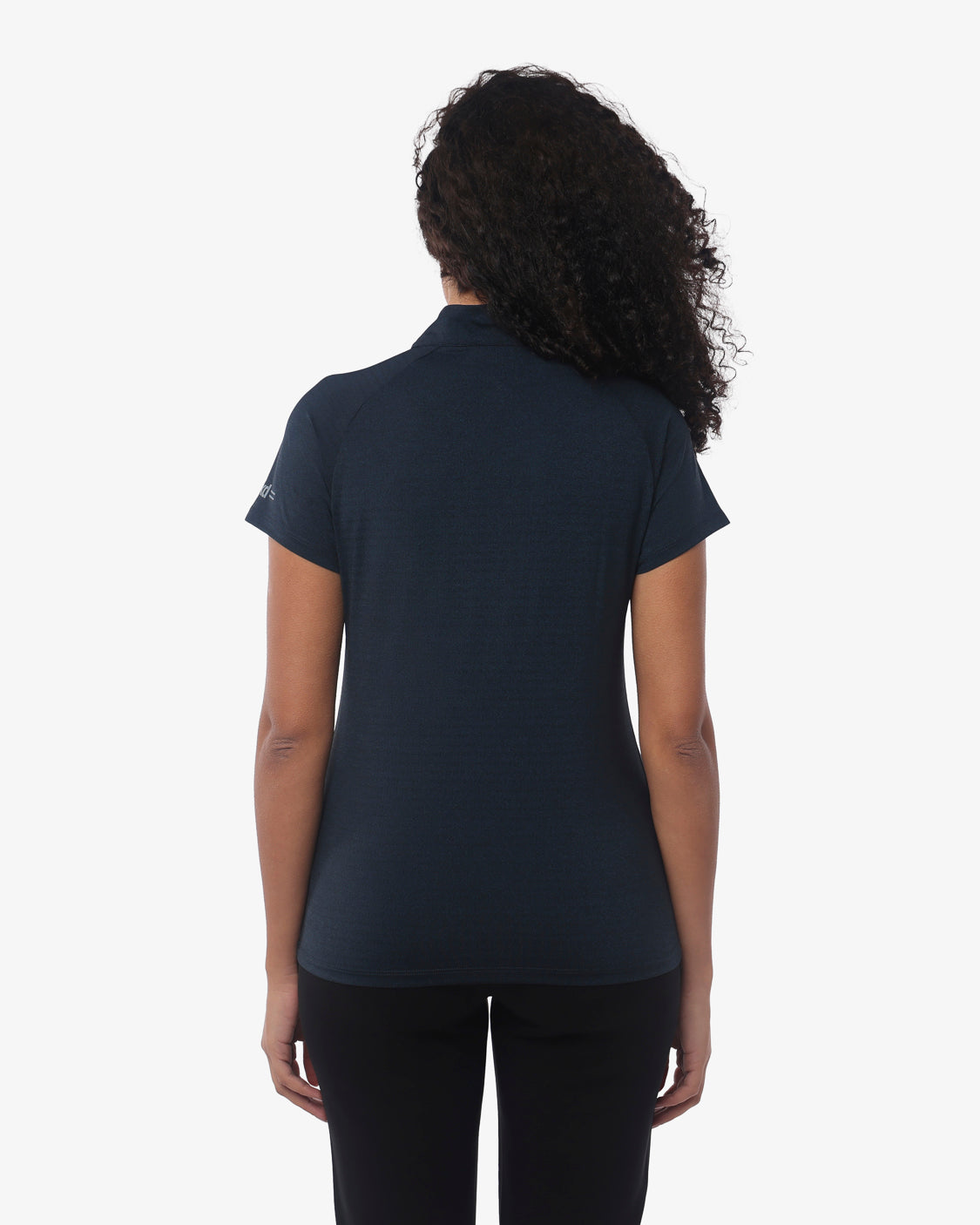jaked-activewe-orion-t-shirt-donna-a-collo-alto-con-zip-e-manica-raglan-maglia-t image 2