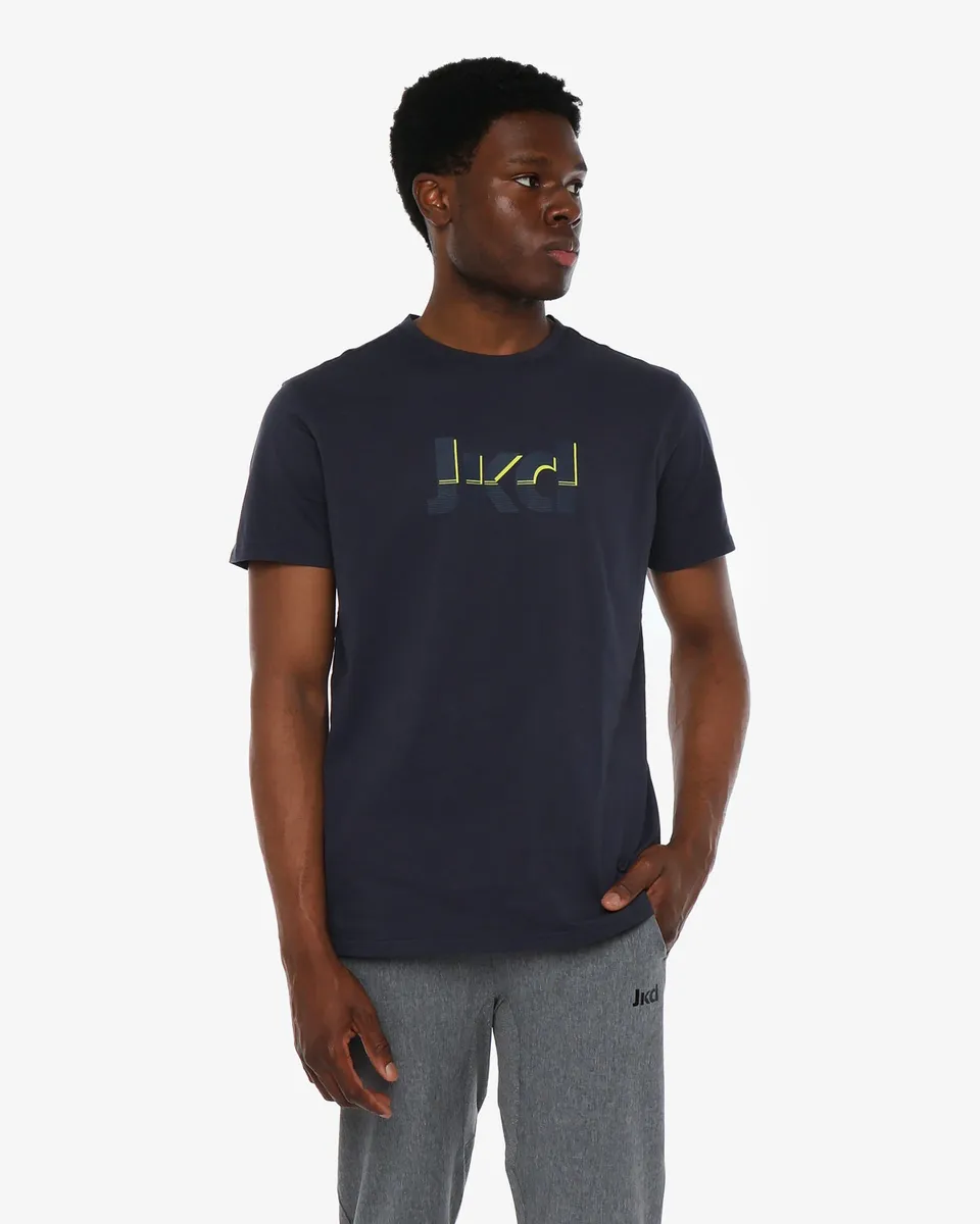 t-shirt-manica-corta-jaked-sportswear-steady-uomo-cotone-morbido-cuciture-piatte image 1