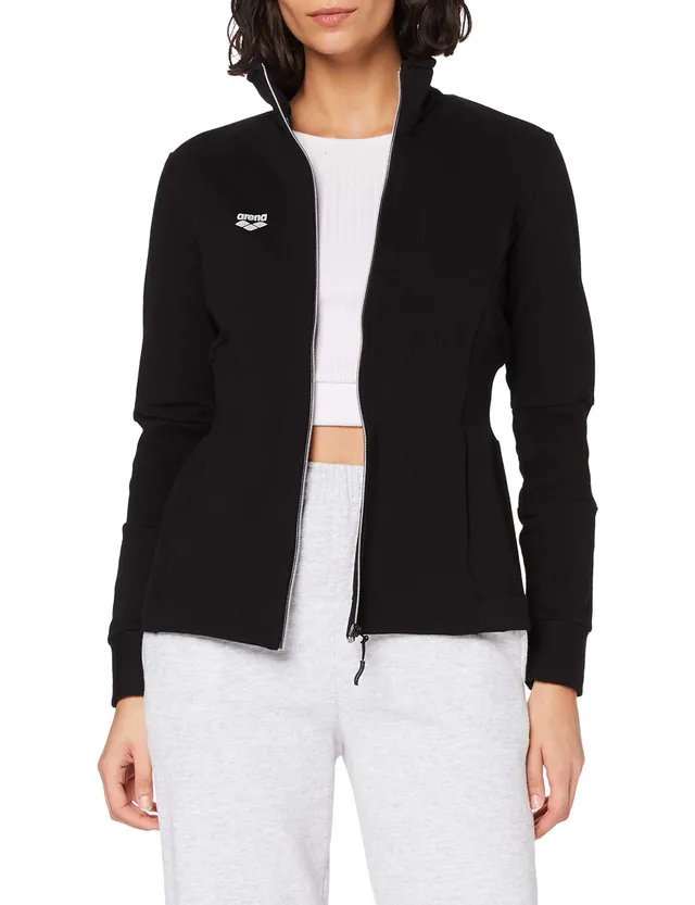 arena-w-f-z-jacket-rib-insert-giacca-donna-nera image 1