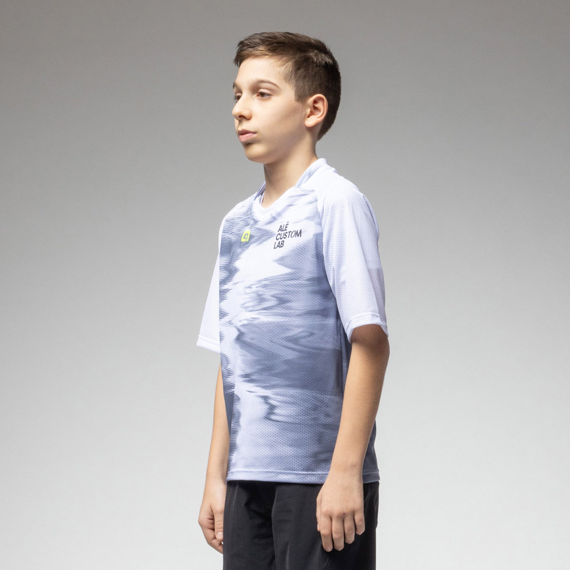 al-cycling-maglia-manica-corta-bambino-tessuto-antiabrasivo-leggera-e-traspirant image 1