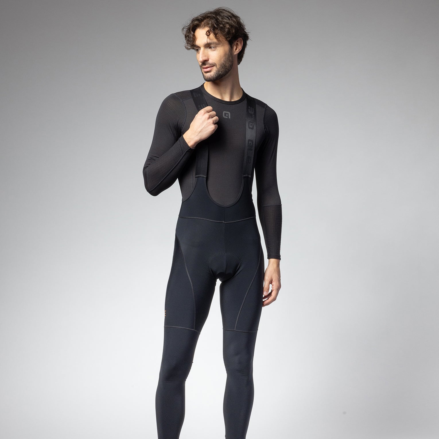 al-cycling-t-black-calzamaglia-termica-con-bretelle-uomo image 1