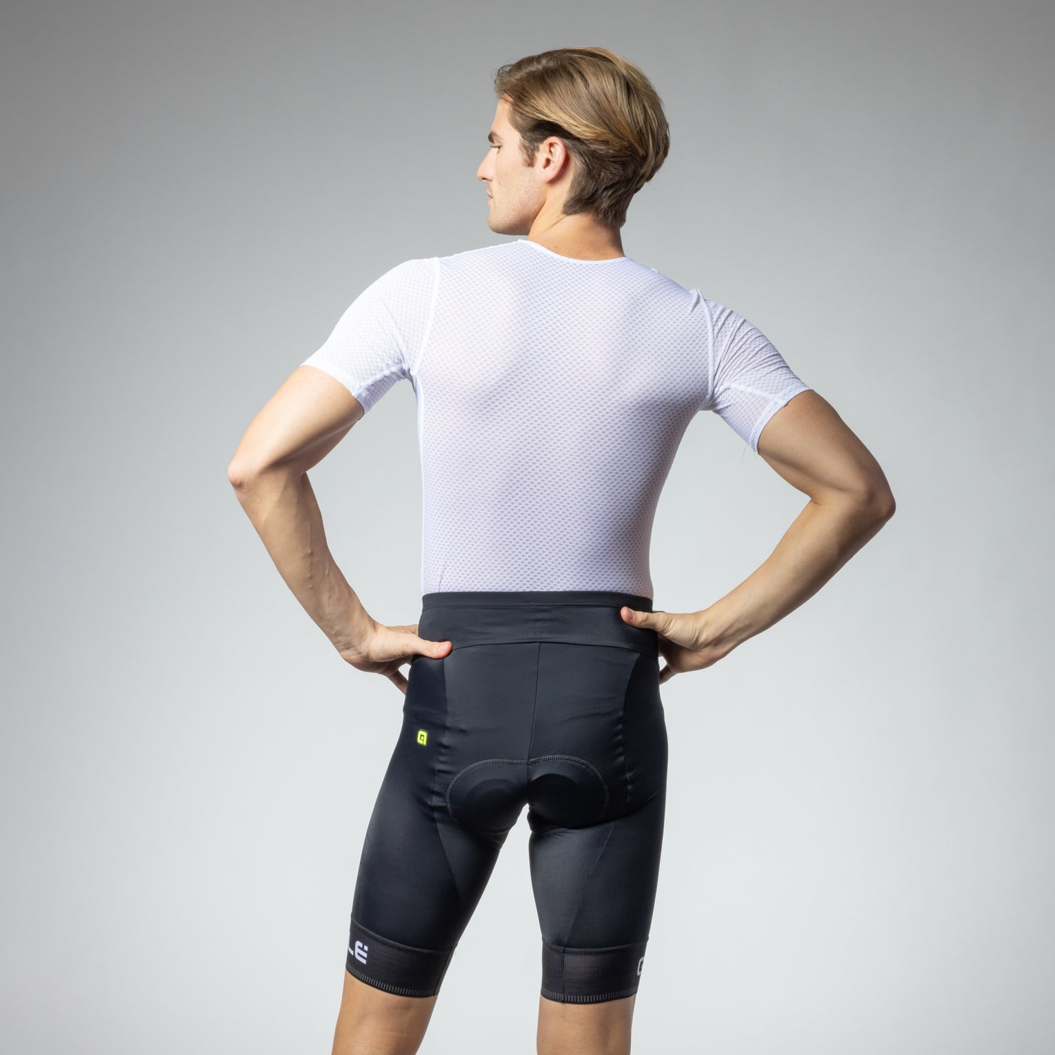al-cycling-pantaloncino-senza-bretelle-uomo-corsa-short-ciclismo-tecno-power image 2