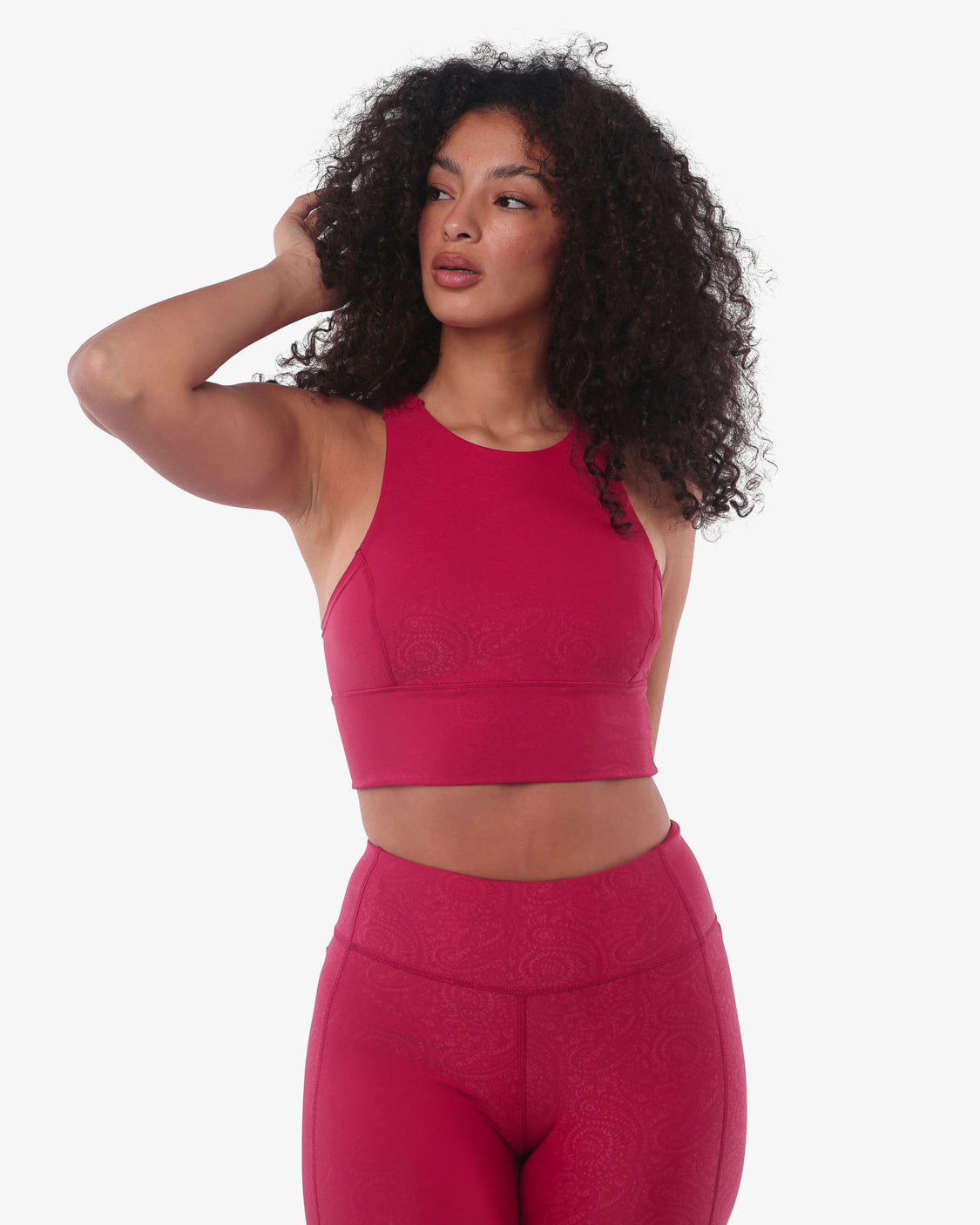 jaked-top-spallina-larga-activewear-cashmere-donna-con-scollo-all-americana image 2
