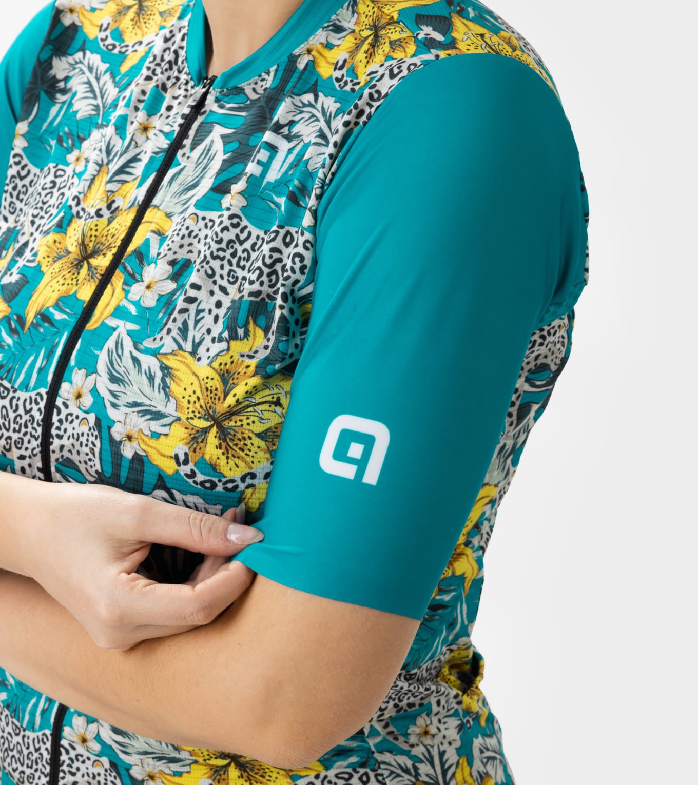 al-cycling-hibiscus-maglia-manica-corta-donna-jersey-traspirante-con-pannello-in image 3