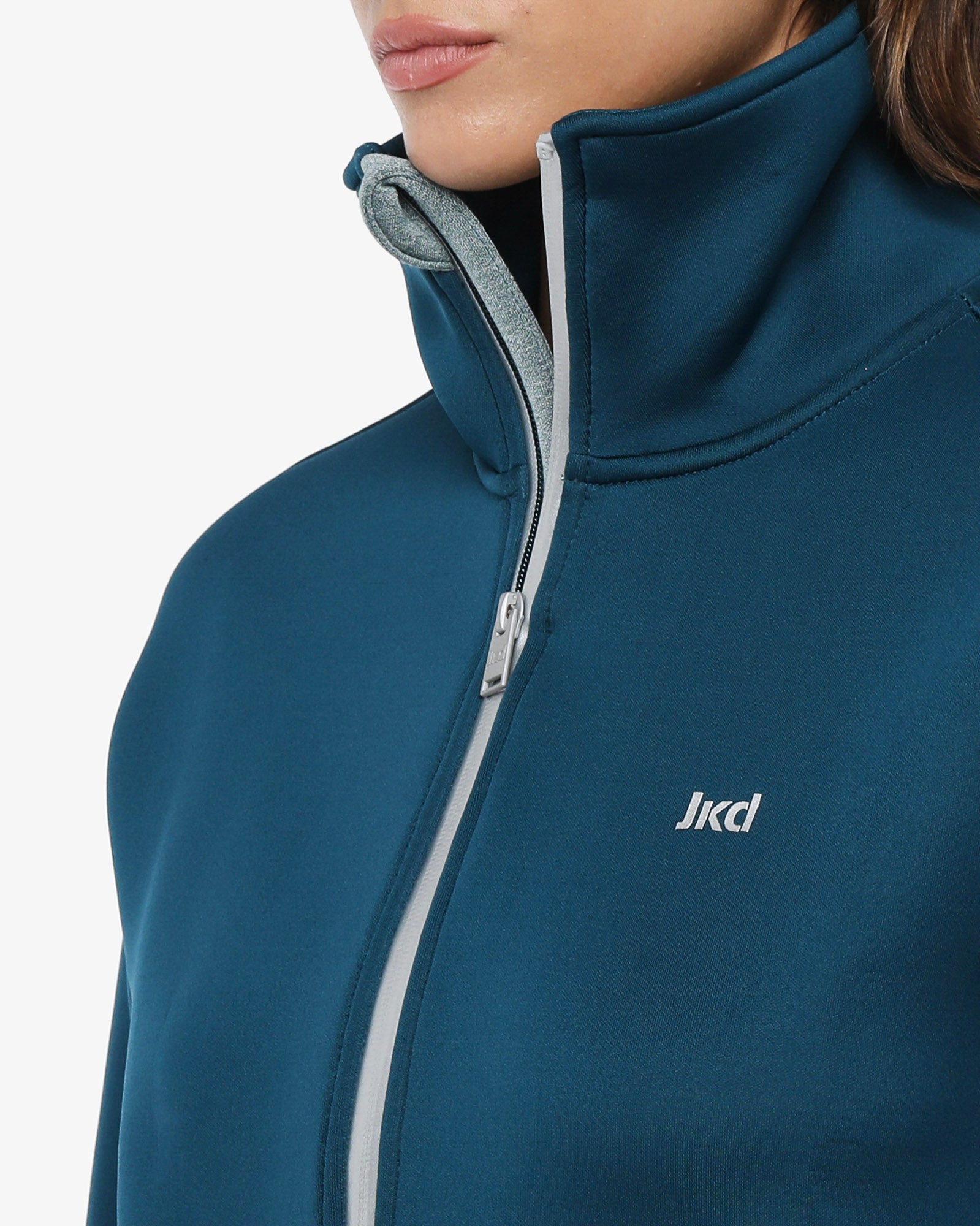 jaked-manta-ray-felpa-full-zip-donna-traspirante-con-dettagli-grafici image 5