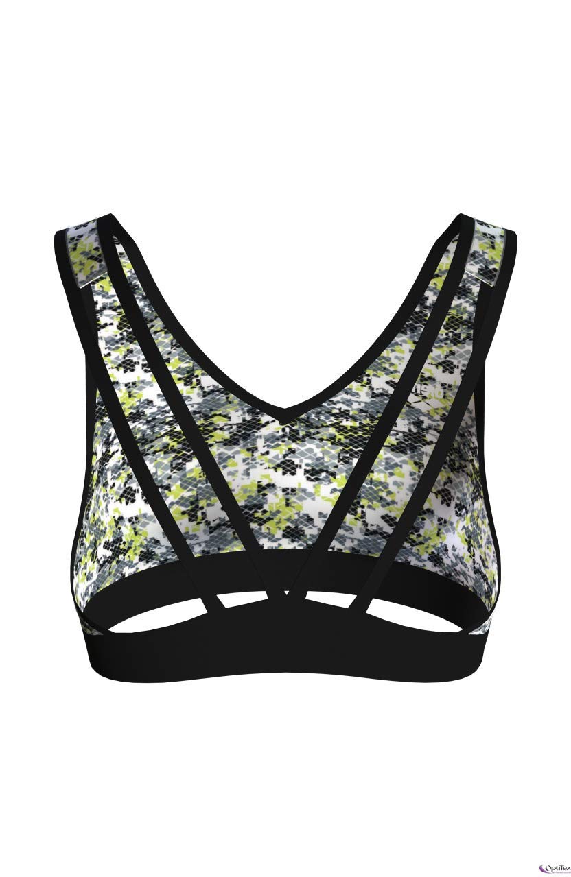 arena-w-gym-v-neck-reggiseno-sportivo-donna-supporto-per-palestra-e-fitness-ad-a image 3