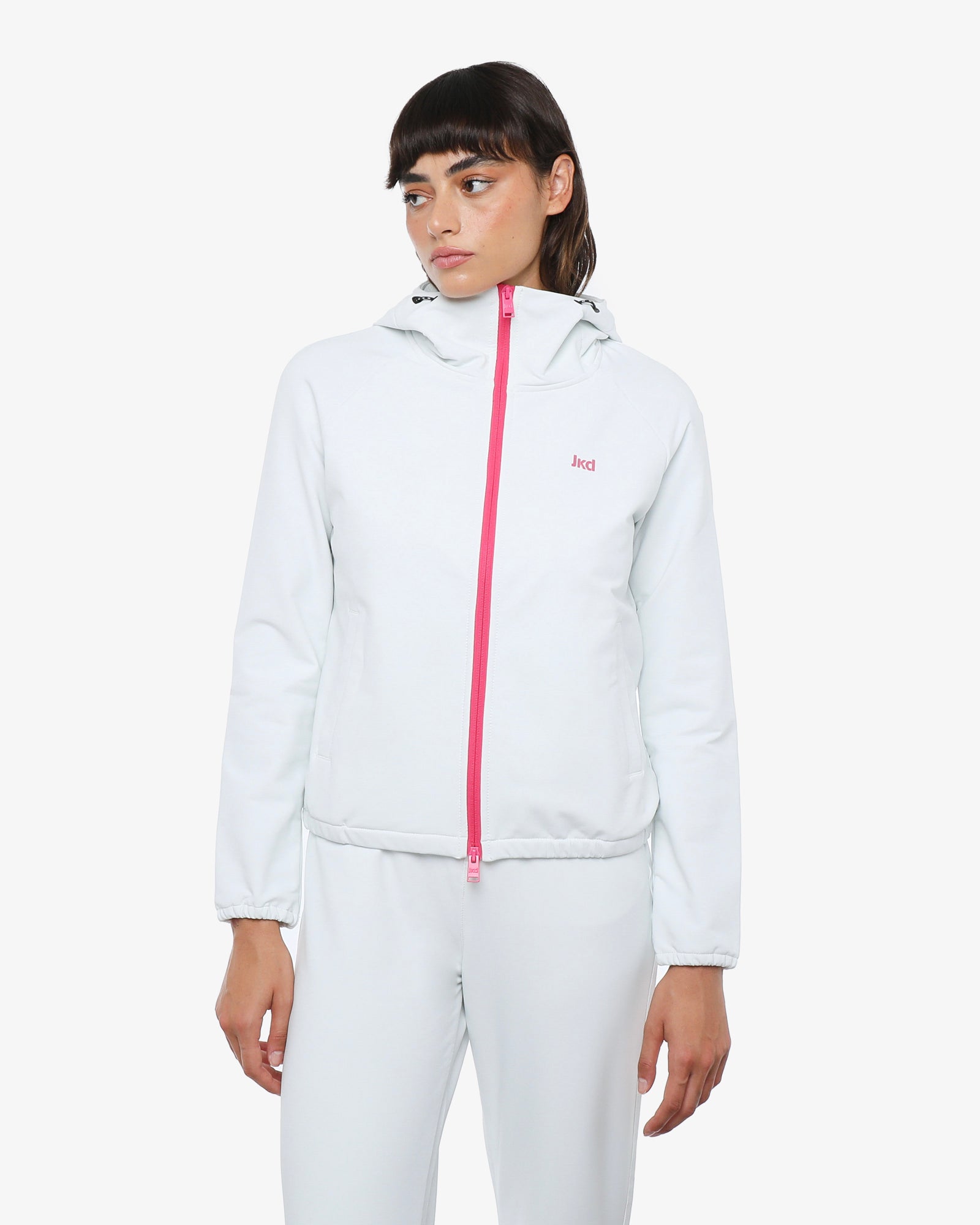 felpa-jaked-sailor-tech-con-cappuccio-e-zip-intera-donna-tessuto-tecnico-antipie image 2