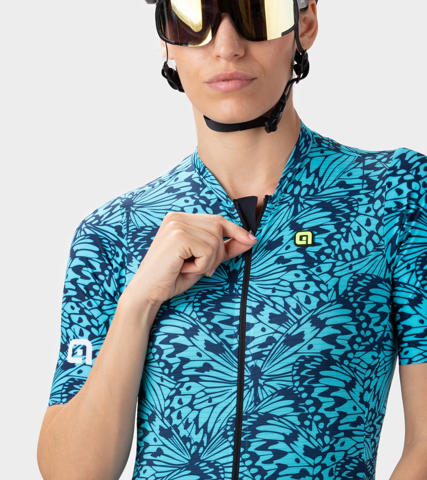 al-cycling-maglia-manica-corta-donna-papillon-maglia-ciclismo-stile-e-traspirabi image 3
