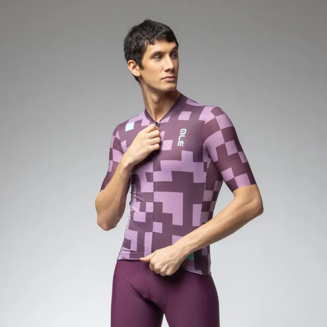 al-cycling-maglia-manica-corta-uomo-pixel-jersey-estivo-traspirante image 1