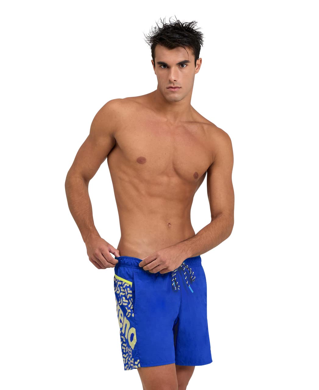 arena-men-s-arena-pro-file-beach-boxer-logo-costume-da-bagno-boxer-uomo-con-logo image 6