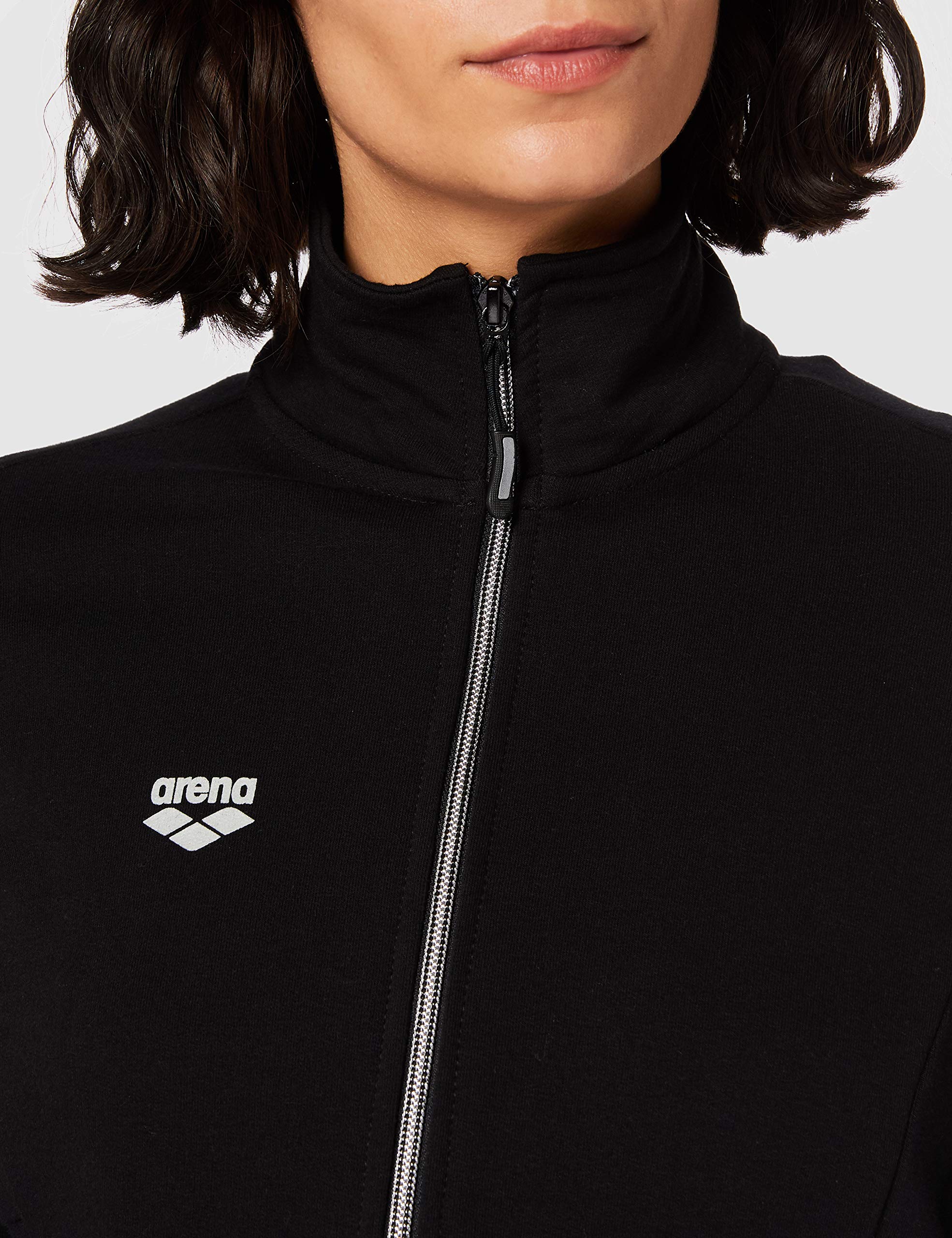 arena-w-f-z-jacket-rib-insert-giacca-donna-nera image 5
