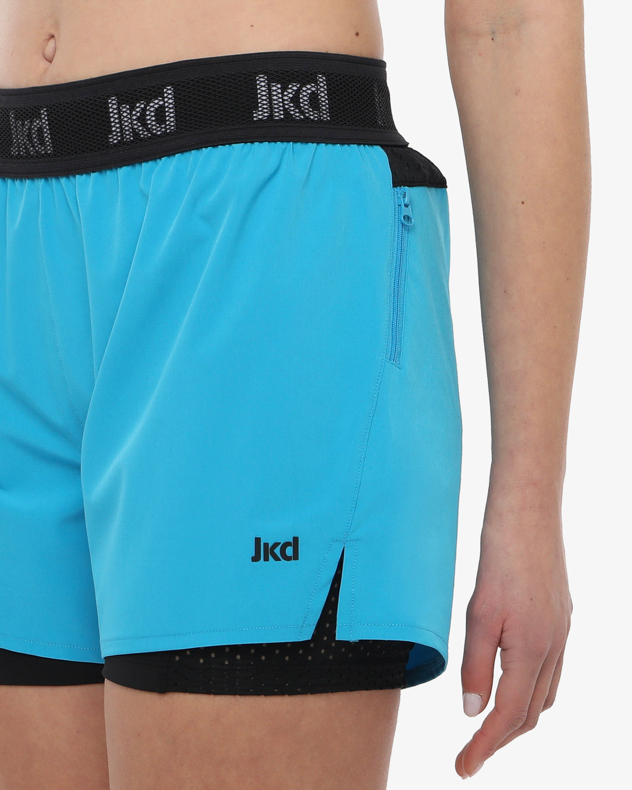 jaked-shorts-2-in-1-silhouette-donna-pantaloncini-sportivi-traspiranti-per-fitne image 5