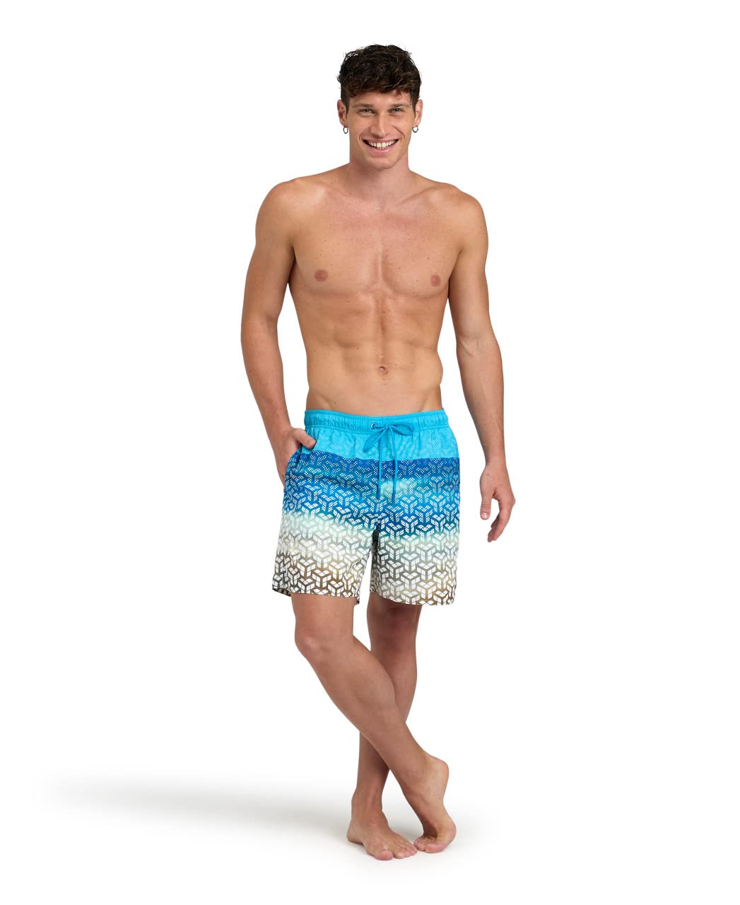 arena-men-s-beach-boxer-placed-swim-trunks-costume-da-bagno-uomo image 3