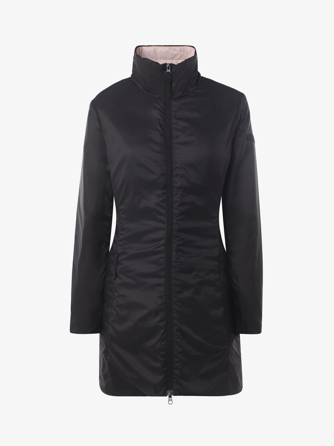 giacca-lunga-sportwear-flat-jaked-donna-caban-in-rip-stop-riciclato-con-imbottit image 6