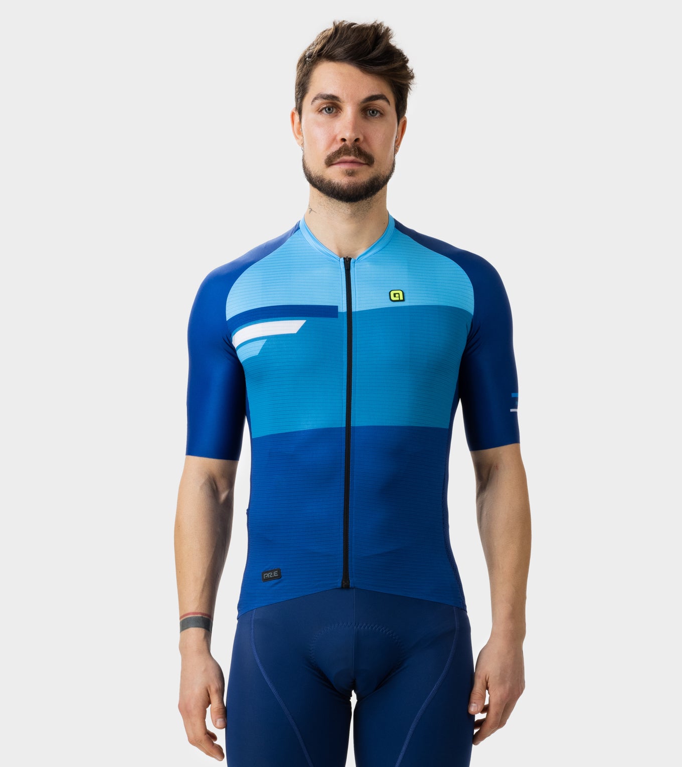 al-cycling-radar-maglia-manica-corta-uomo-jersey-body-mapping-traspirante image 6