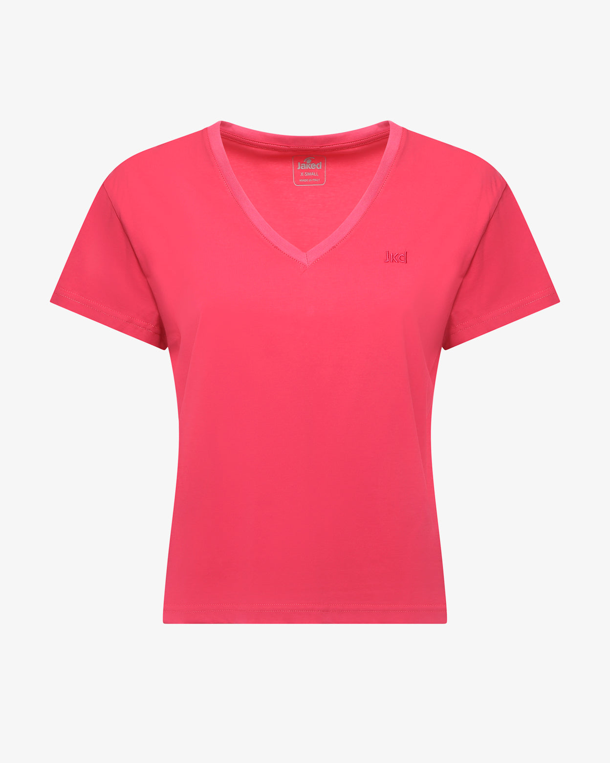 t-shirt-scollo-v-sunny-jaked-in-cotone-per-donna image 2