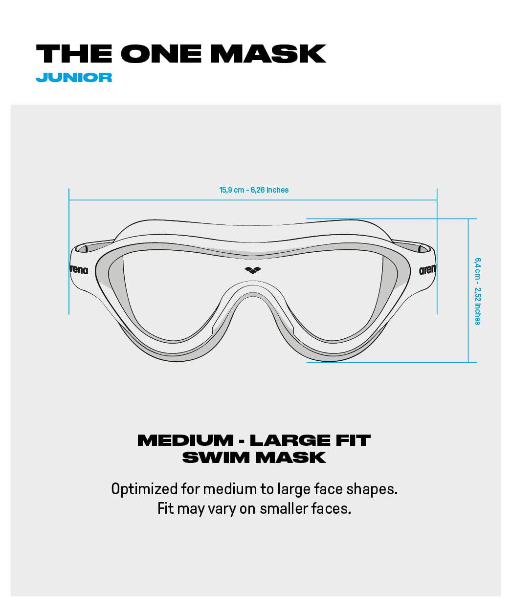 arena-the-one-mask-junior-occhialini-nuoto-bambini image 4