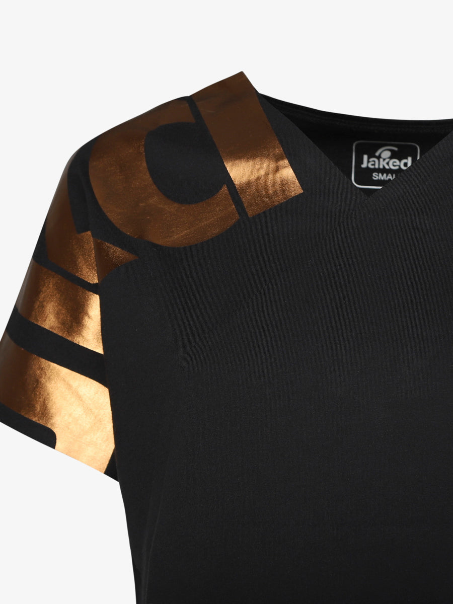 t-shirt-donna-jaked-manhattan-a-manica-corta-jersey-di-cotone-con-scollo-a-v-e-t image 3