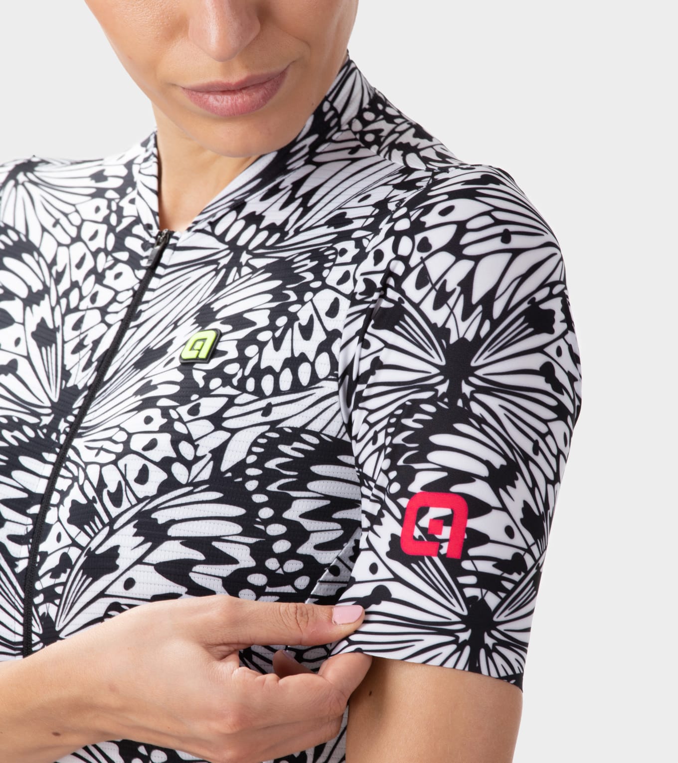 al-cycling-maglia-manica-corta-donna-papillon-maglia-ciclismo-stile-e-traspirabi image 8