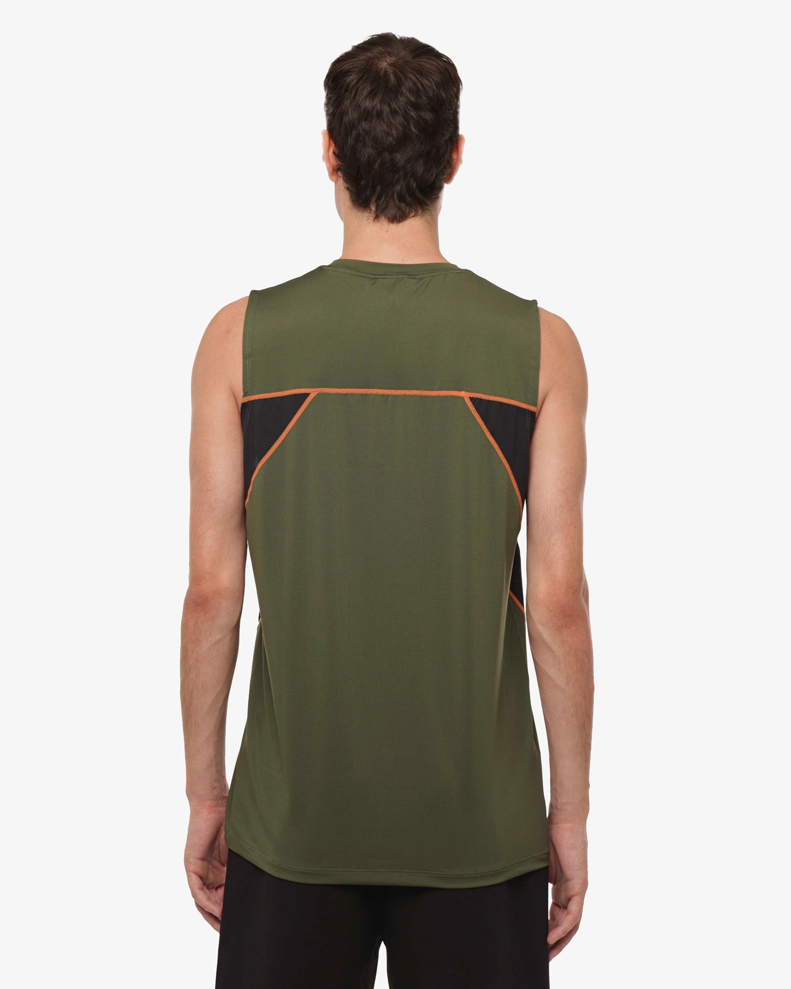 canotta-activewear-numb3rs-jaked-t-shirt-senza-maniche-con-inserti-in-microrete image 3