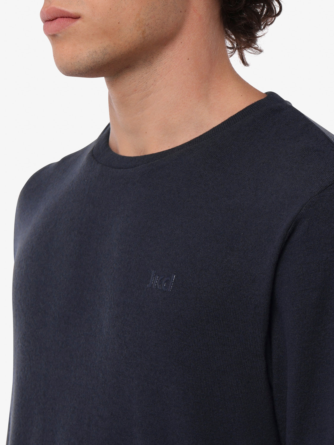 felpa-jaked-handy-girocollo-in-tessuto-simil-knitted-logo-silicone-uomo image 7