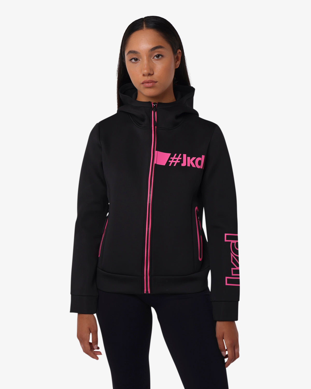 jaked-felpa-full-zip-con-cappuccio-sideralis-evo-felpa-donna-in-neoprene image 2