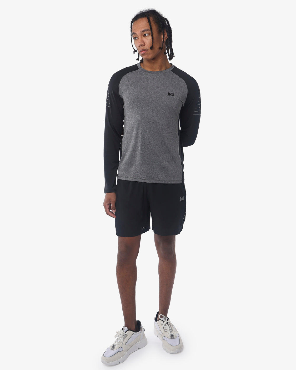 jaked-shorts-2-in-1-activewear-thunder-shorts-con-boxer-interno-tessuto-elastici image 8