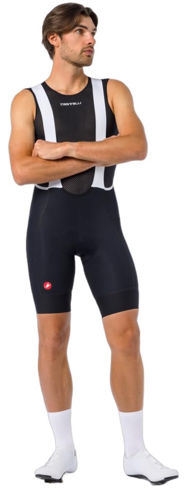 castelli-discover-bib-shorts-pantaloncini-ciclismo-con-bretelle-estivi-serie-dis image 2