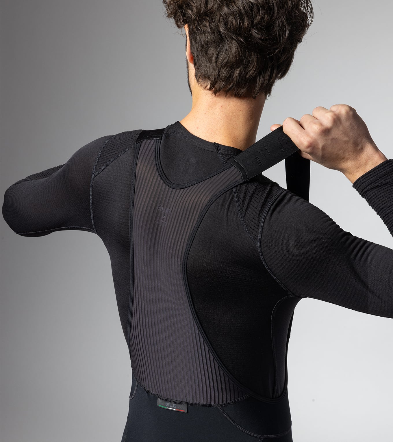 al-cycling-t-black-calzamaglia-termica-con-bretelle-uomo image 4