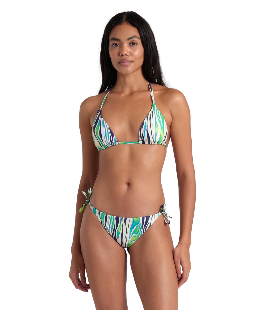 arena-bikini-water-print-string-triangle-donna-due-pezzi-con-stampe-vivaci image 7