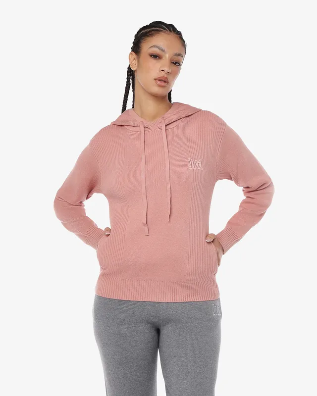 maglia-jaked-cosy-con-cappuccio-seamless-e-cuciture-piatte-donna image 1