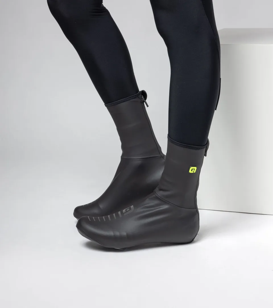 al-cycling-shoecovers-unisex-rain-2-0-copriscarpe-impermeabili-con-zip image 1