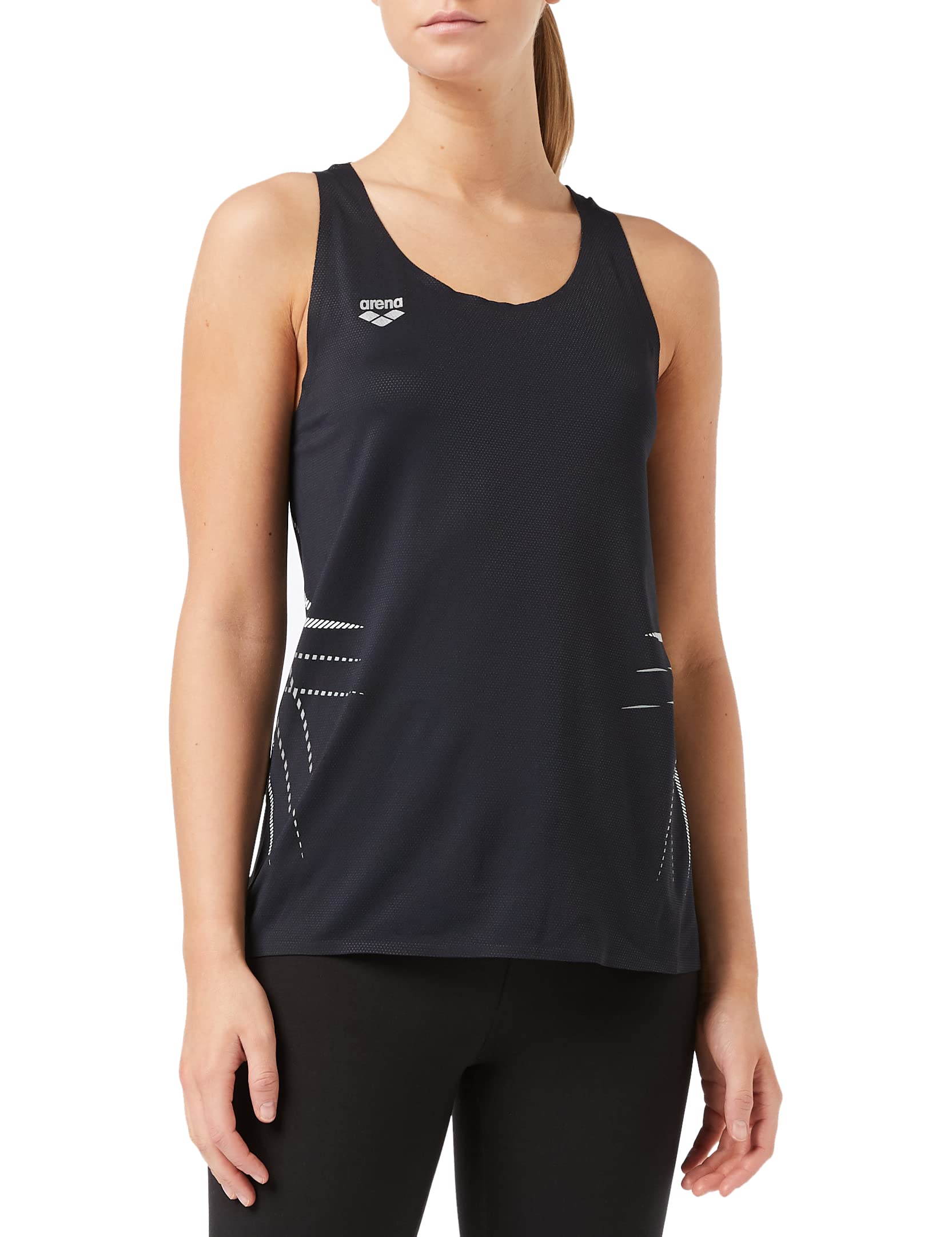 arena-w-a-one-tank-top-canotta-in-rete-donna image 1
