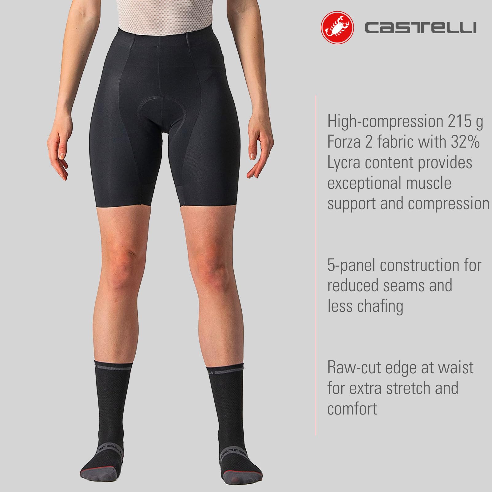 castelli-free-aero-rc-w-short-pantaloncini-da-ciclismo-donna-serie-free-aero-rac image 2