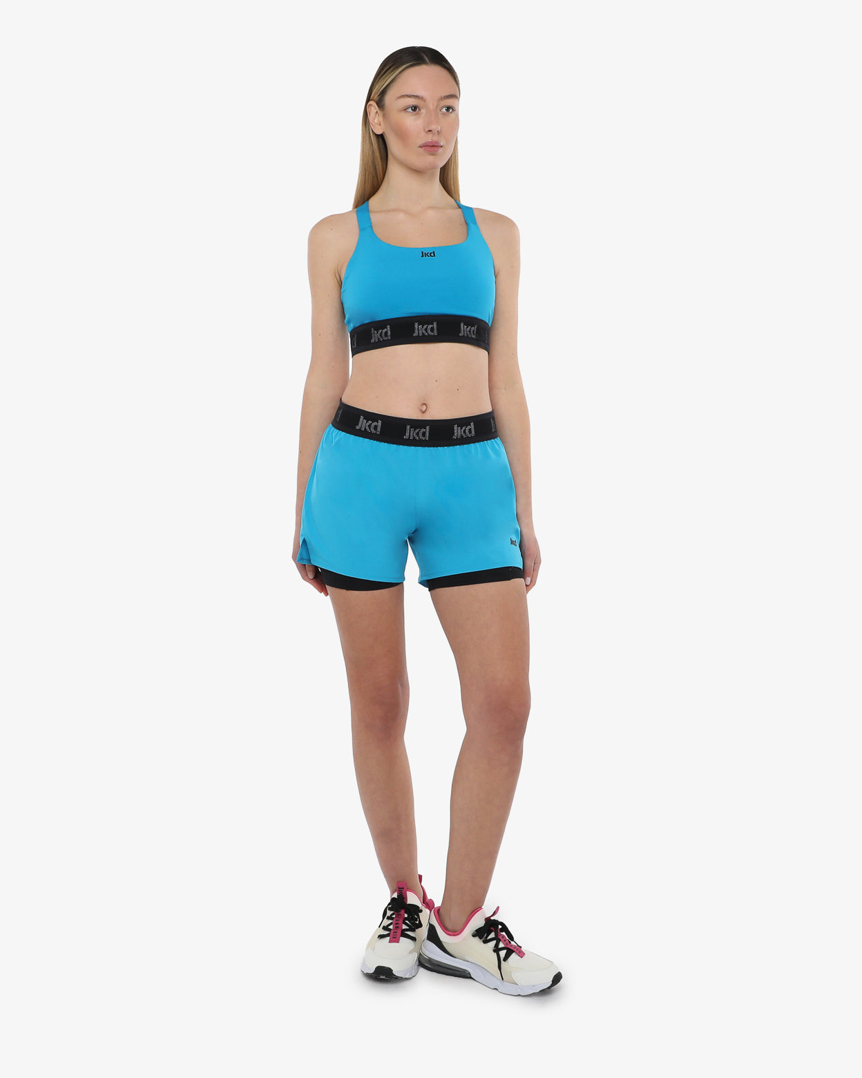 jaked-shorts-2-in-1-silhouette-donna-pantaloncini-sportivi-traspiranti-per-fitne image 6