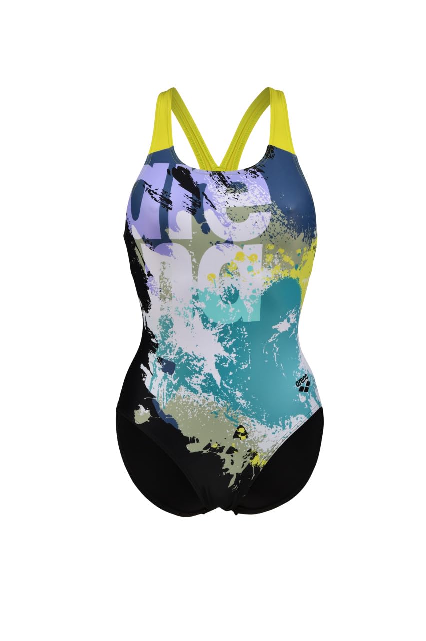 arena-women-s-waves-breaking-swimsuit-v-back-costume-intero-donna image 7