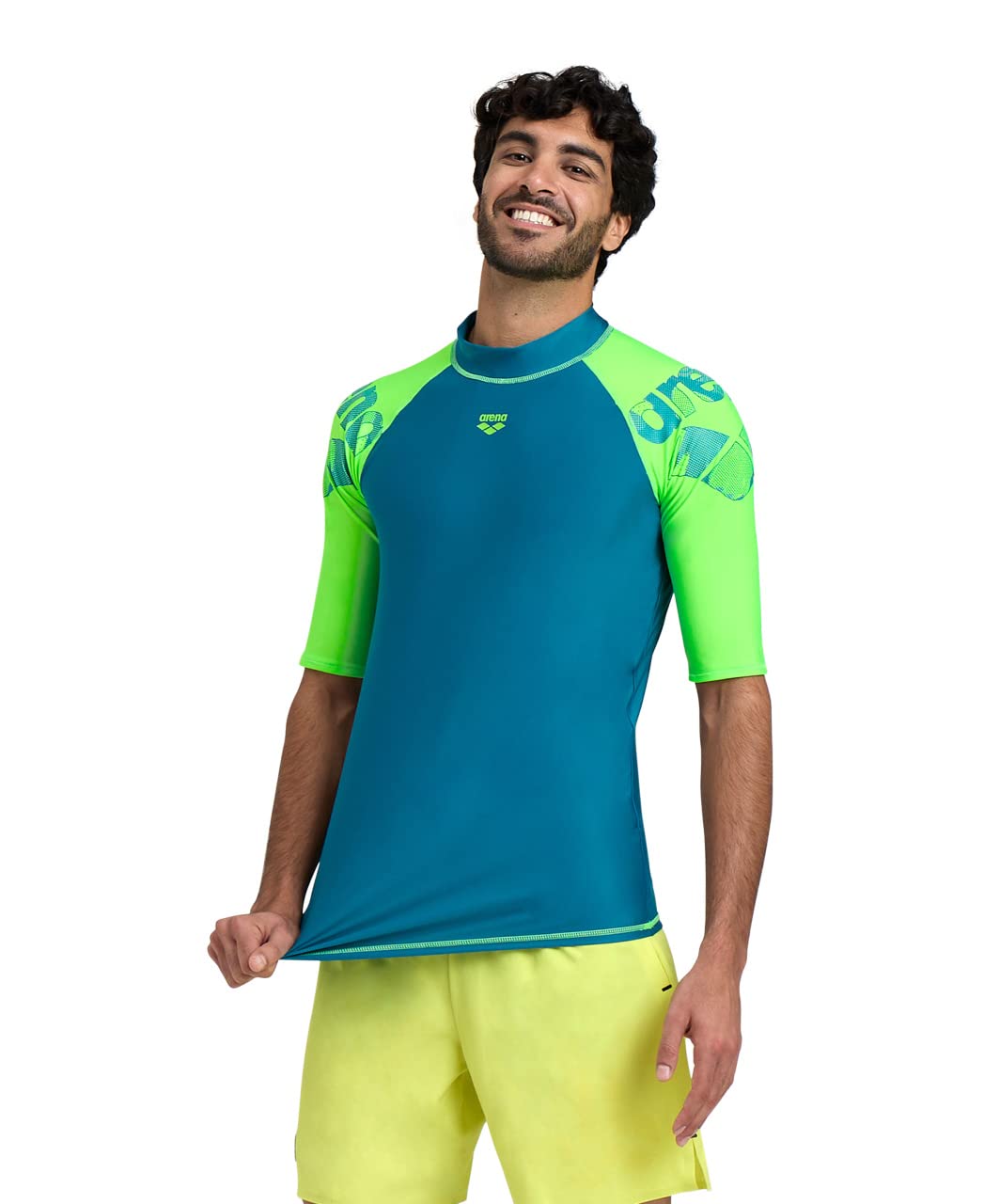 arena-men-s-rash-vest-s-s-graphic-maglia-rash-guard-uomo-a-maniche-corte image 6