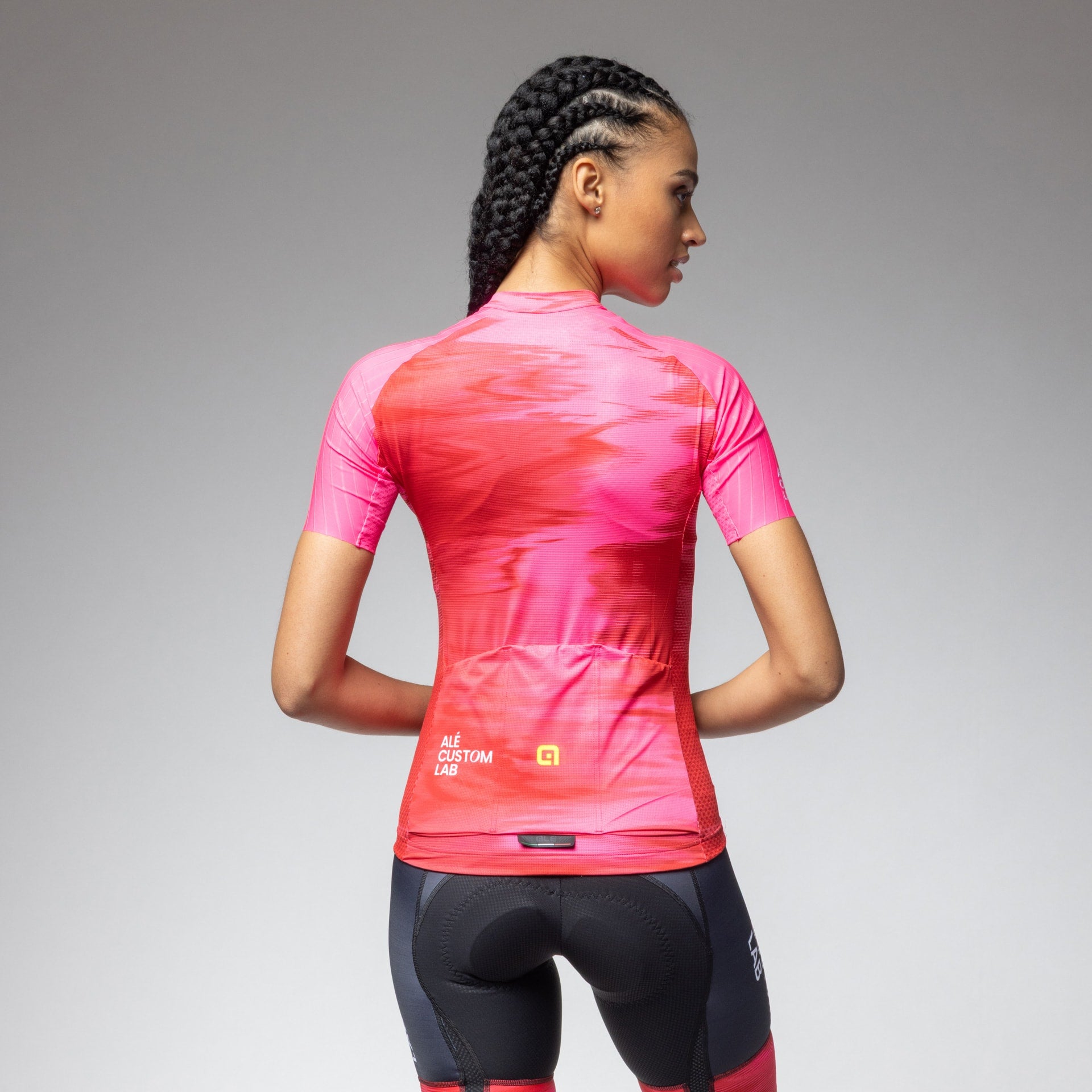 al-cycling-maglia-manica-corta-donna-body-mapping-e-tessuto-microforato image 2