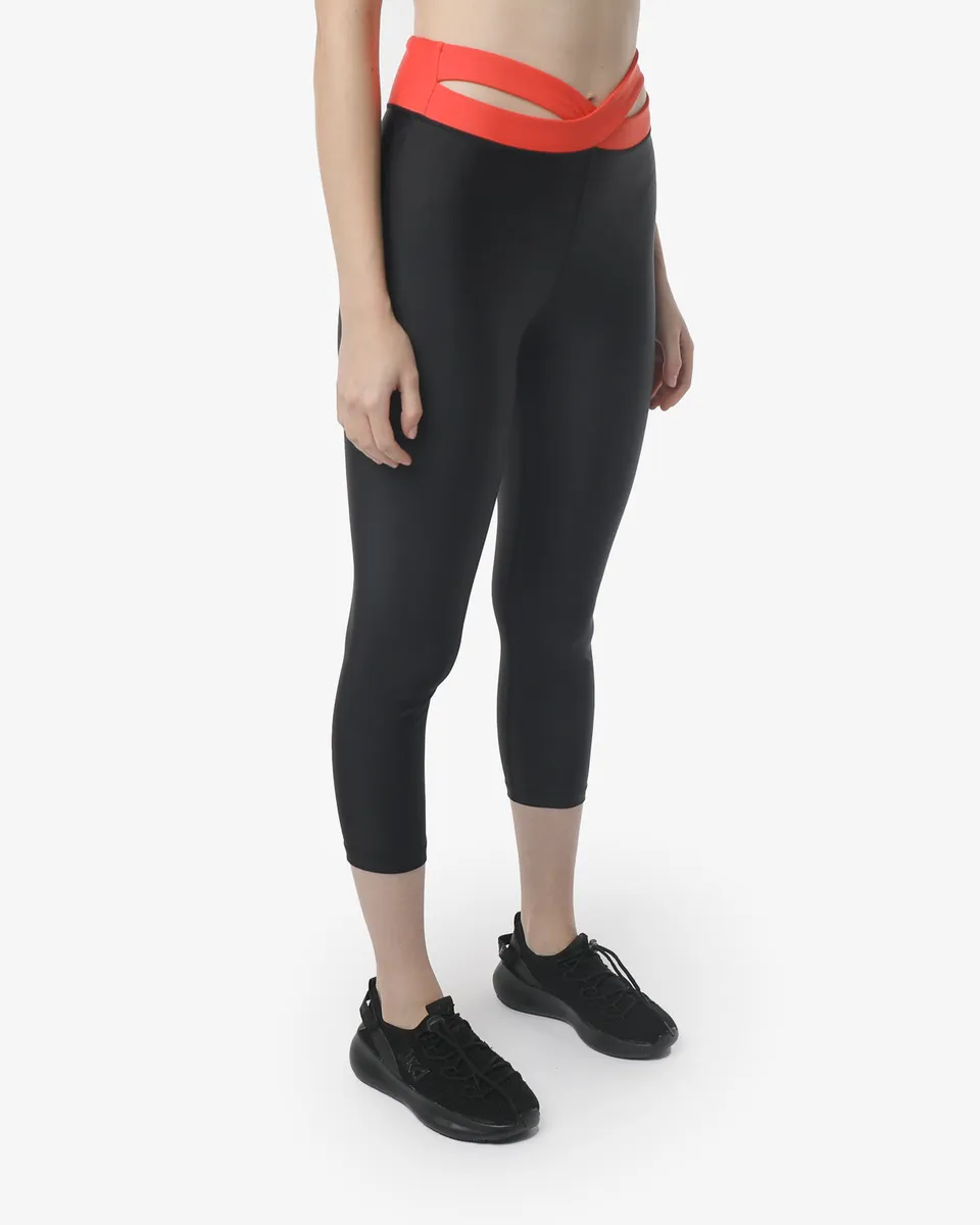 leggings-jaked-shades-7-8-con-vita-incoricata-e-cuciture-piatte image 1