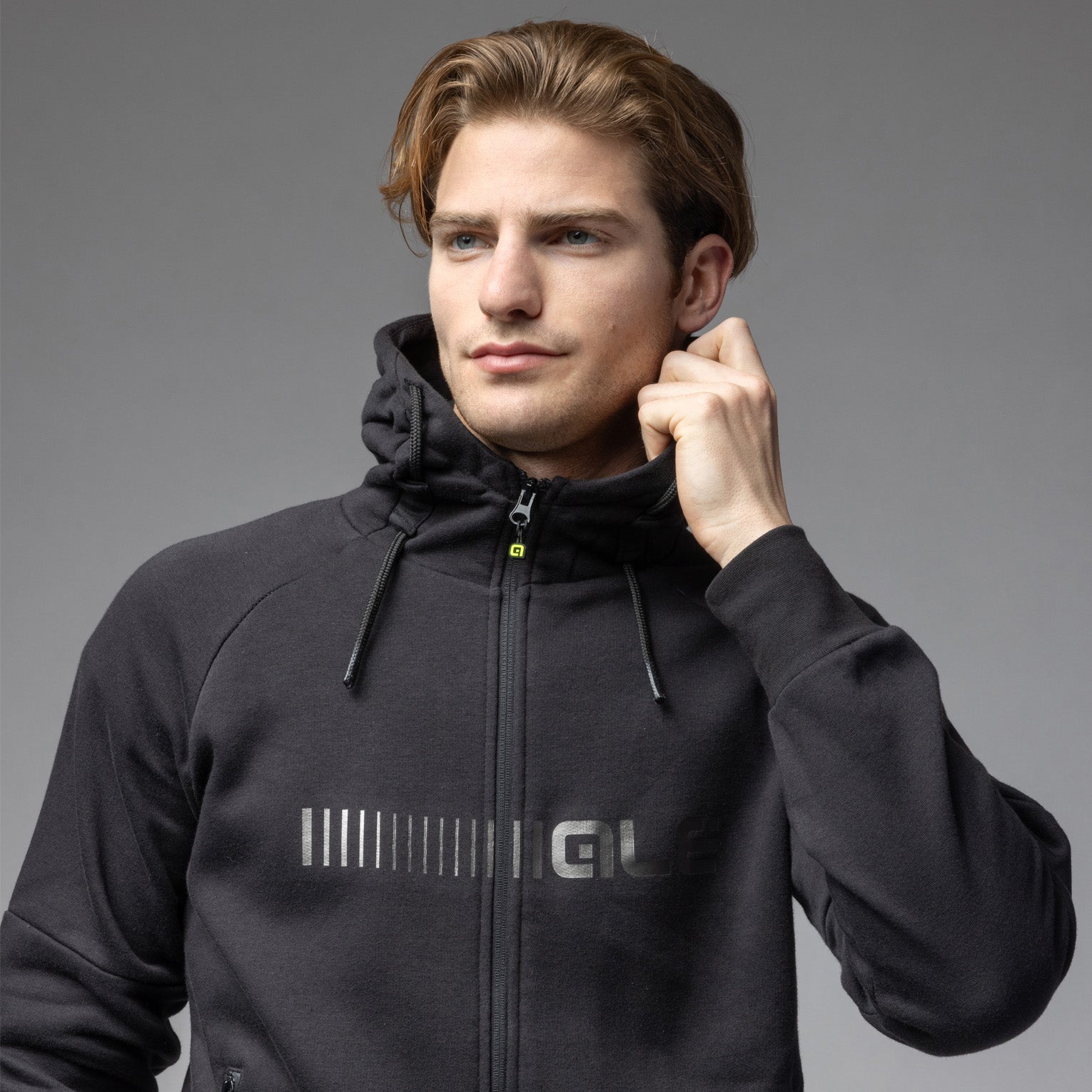 al-cycling-felpa-uomo-total-zip-con-cappuccio-e-maxi-logo image 3