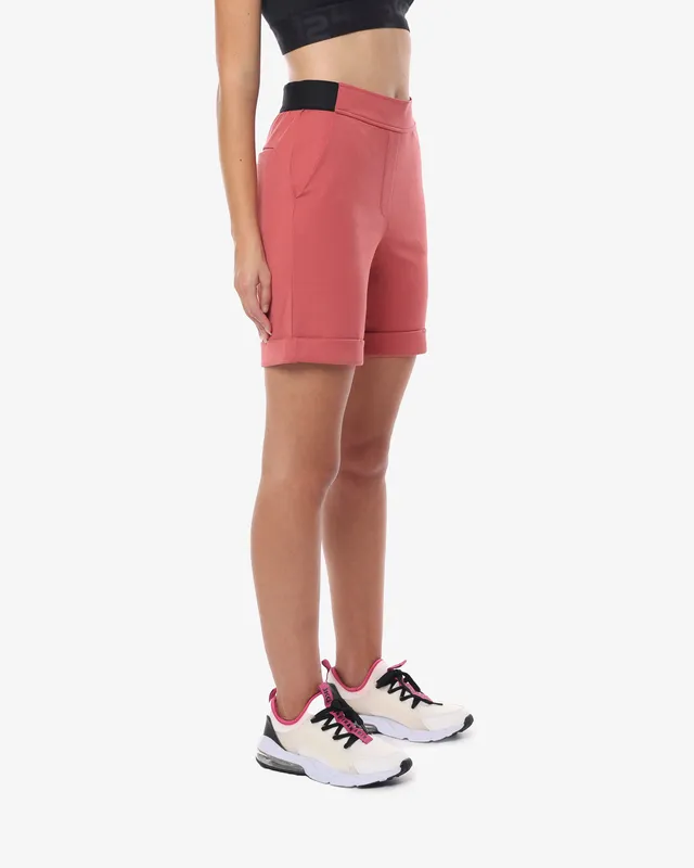 jaked-bermuda-sportswear-reset-donna-shorts-in-felpa-leggera-con-elastico-in-vit image 1