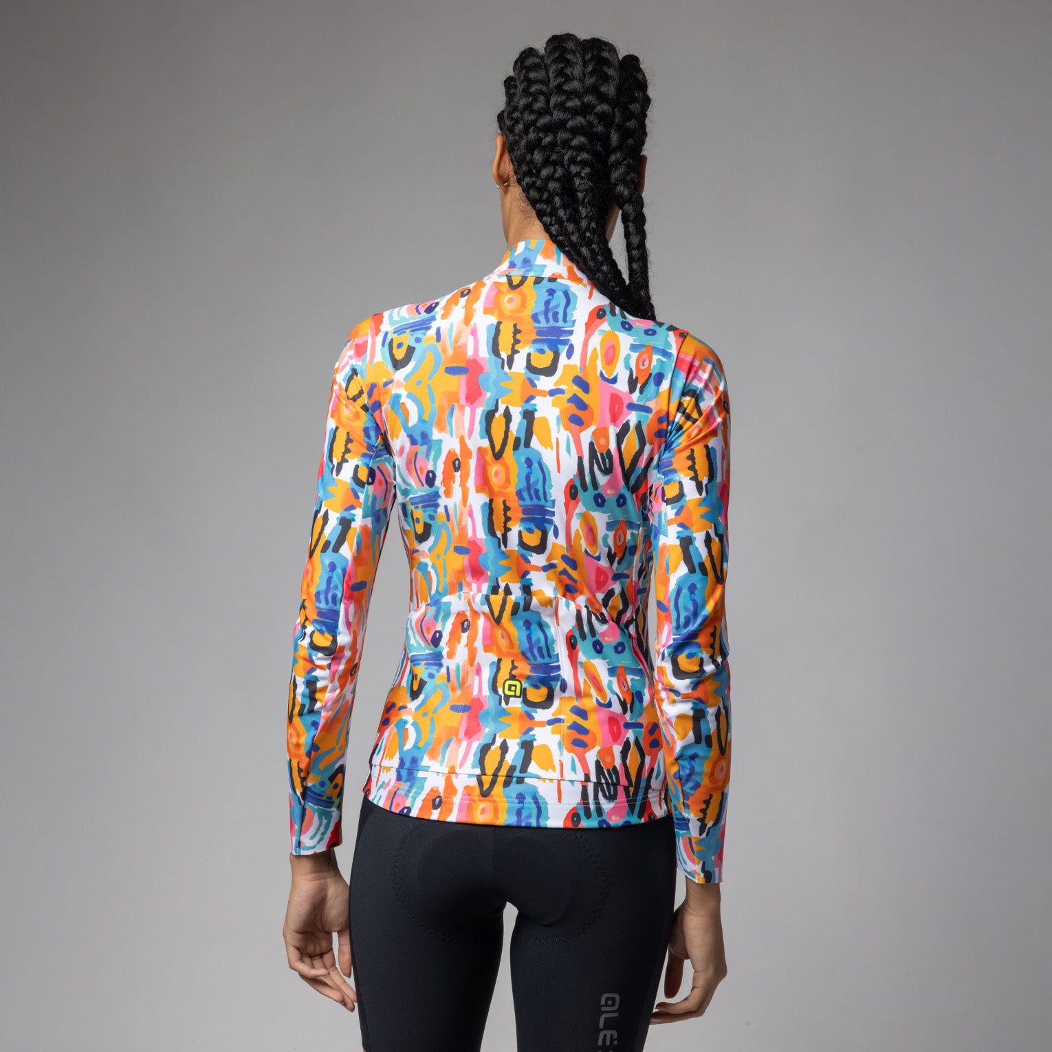 al-cycling-maglia-manica-lunga-donna-tribal image 2