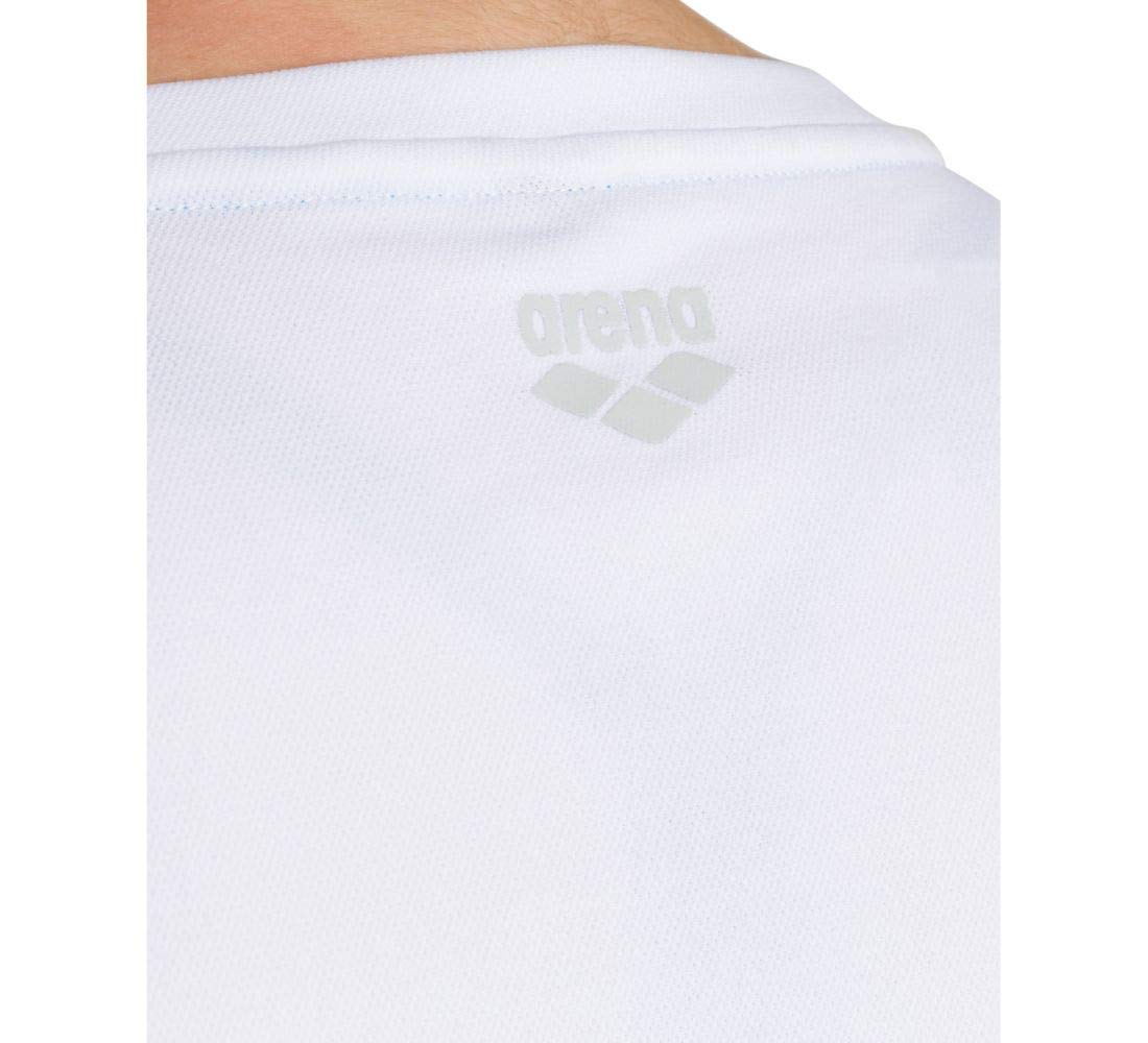 arena-w-gym-s-s-logo-t-shirt-donna-bianco-logo-iridescent-stripe image 6