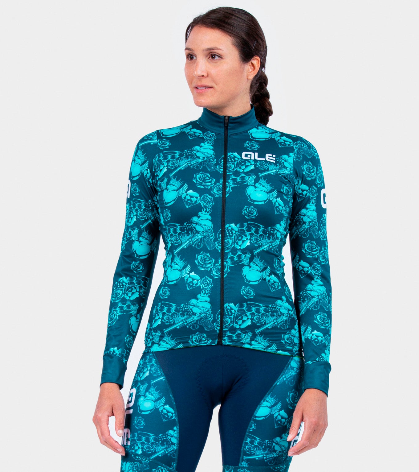 al-cycling-maglia-manica-lunga-donna-las-vegas-maglia-ciclismo-fit-ergonomico image 5