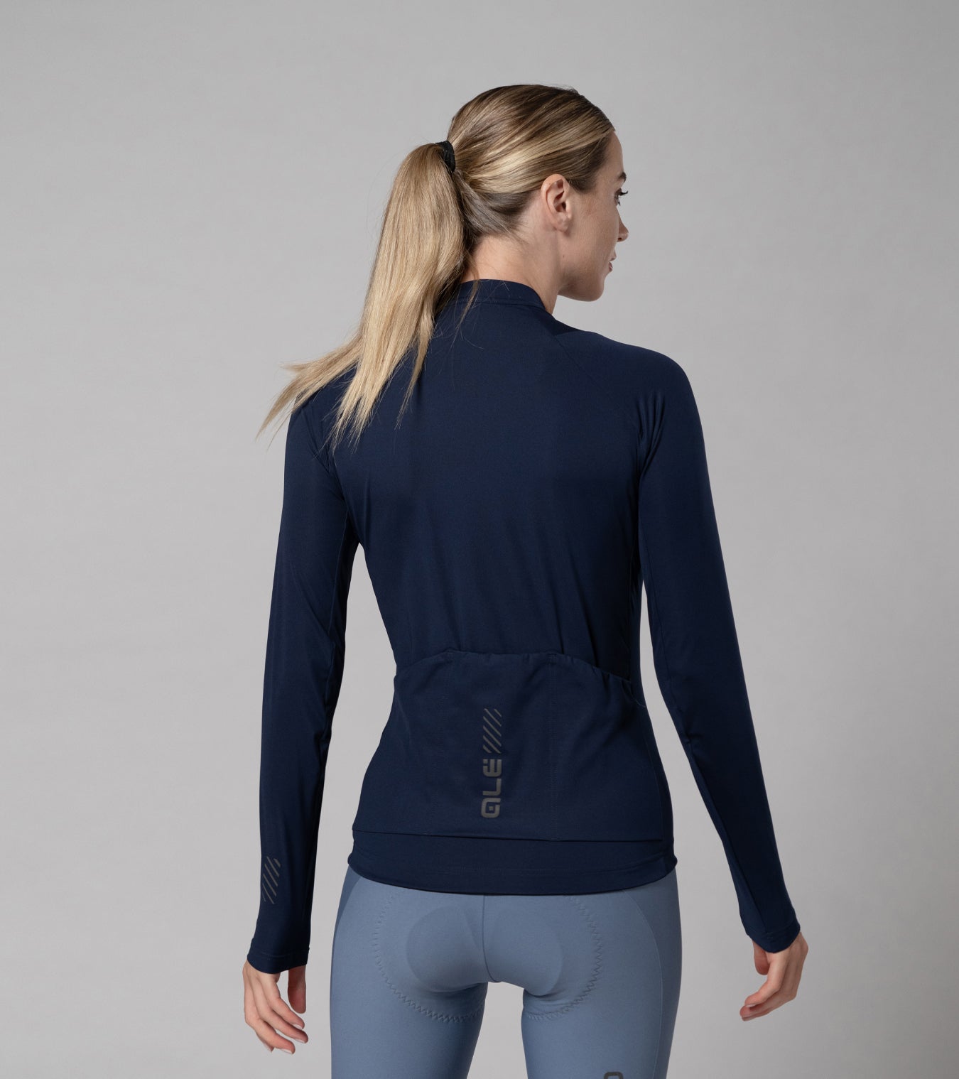 al-cycling-maglia-manica-lunga-donna-color-block image 3