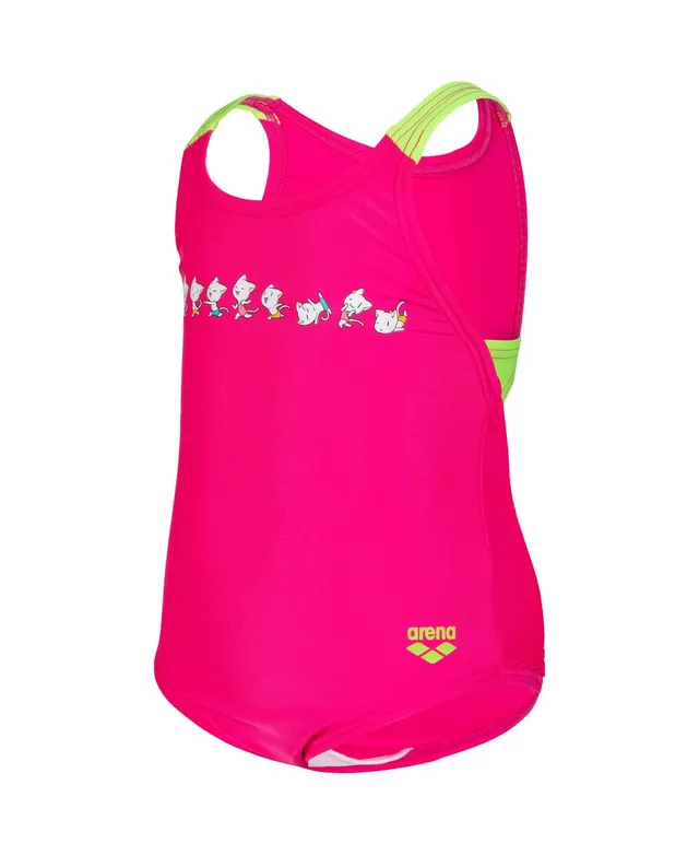 arena-kids-girl-s-arena-friends-swimsuit-costume-intero-swim-pro-back-bambine-e- image 1