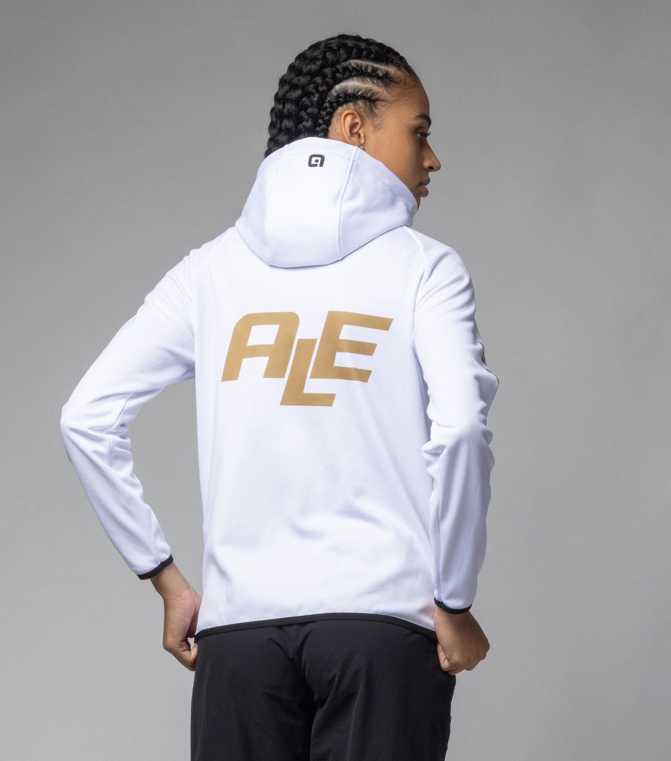 al-cycling-felpa-donna-logo-felpa-con-cappuccio-e-zip-totale-per-dopo-gara-e-tem image 2