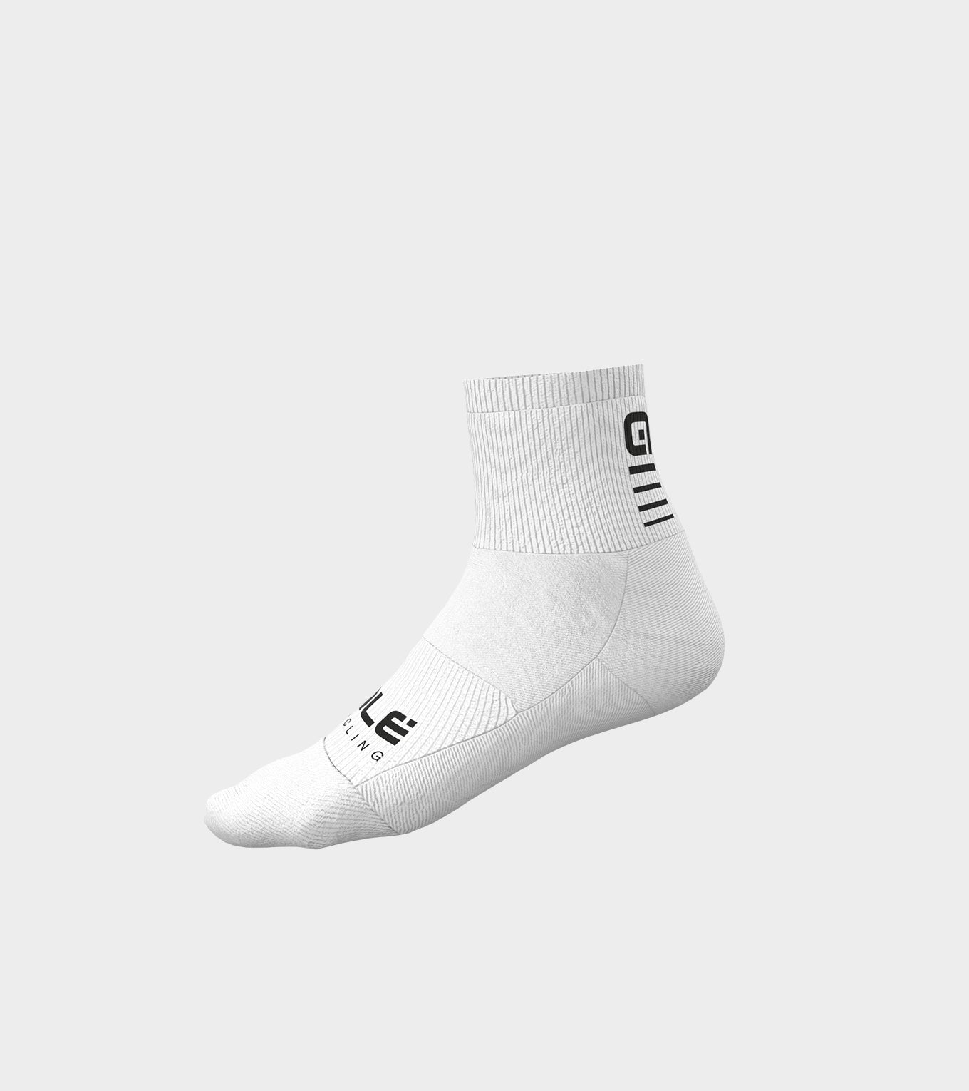 al-cycling-calzini-unisex-logo-con-filo-q-skin-argento image 2