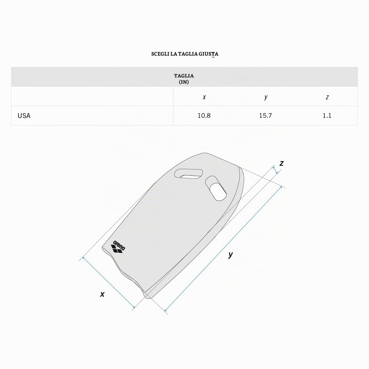 arena-kickboard-galleggiante-da-allenamento-unisex-adulto-etilene-vinil-acetato- image 4